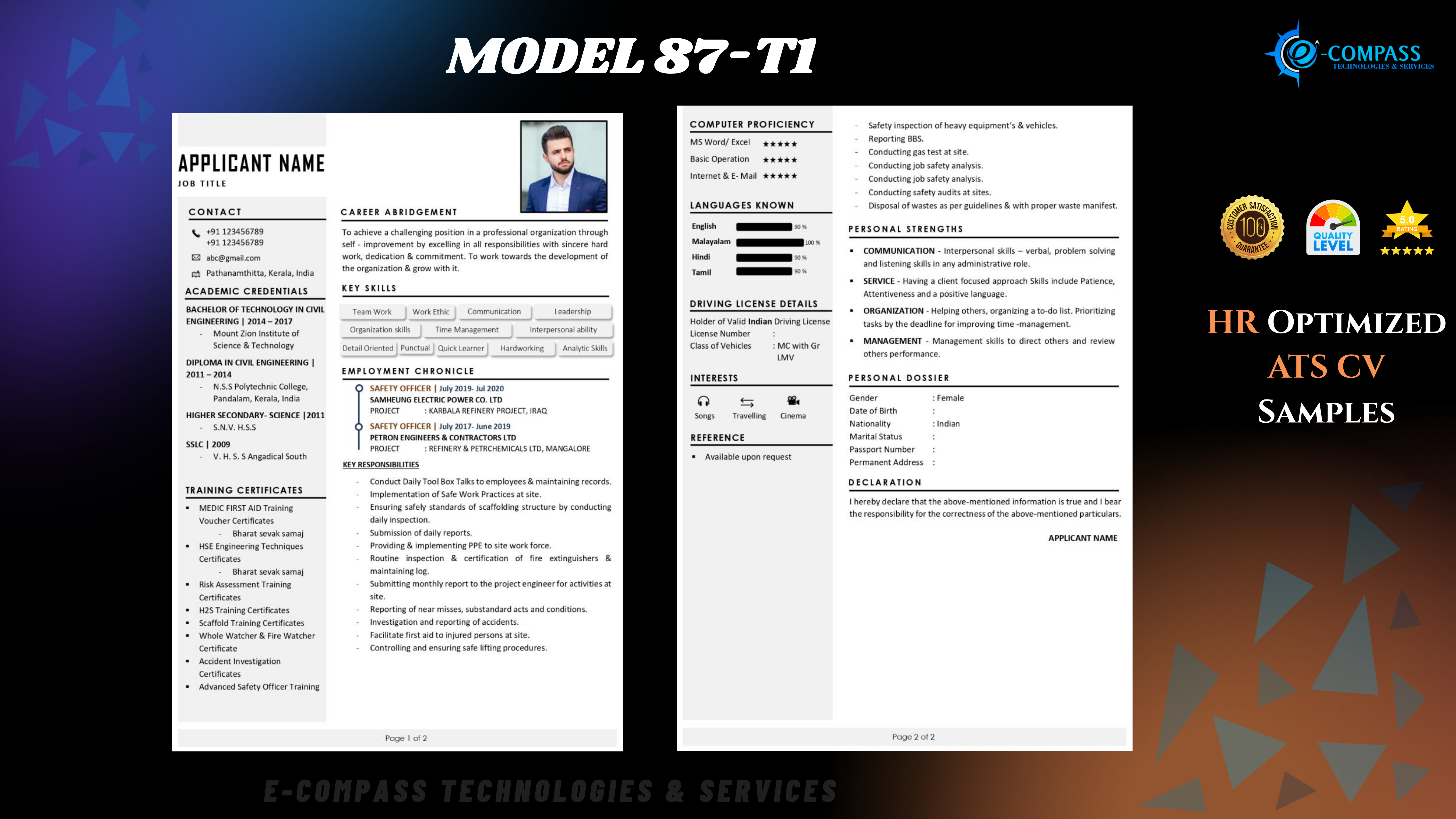 Model 87-T1